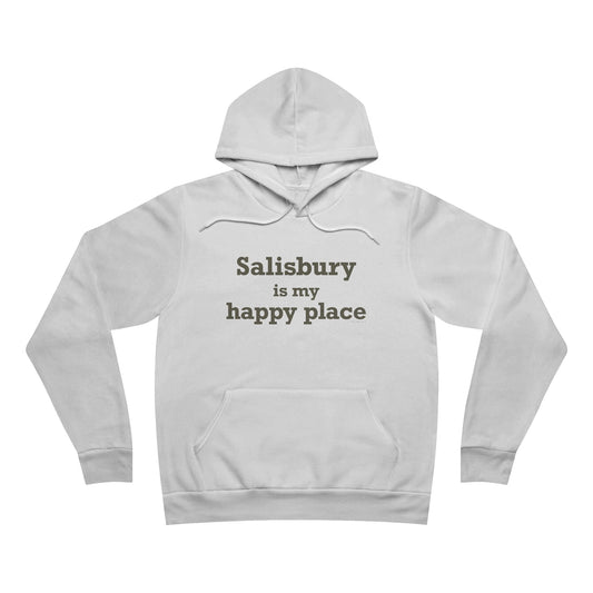 Salisbury is My Happy Place Unisex Sponge Fleece Pullover Hoodie