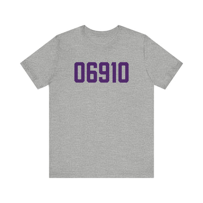 06910 Stamford Connecticut Zip Code Unisex Jersey Short Sleeve T-Shirt