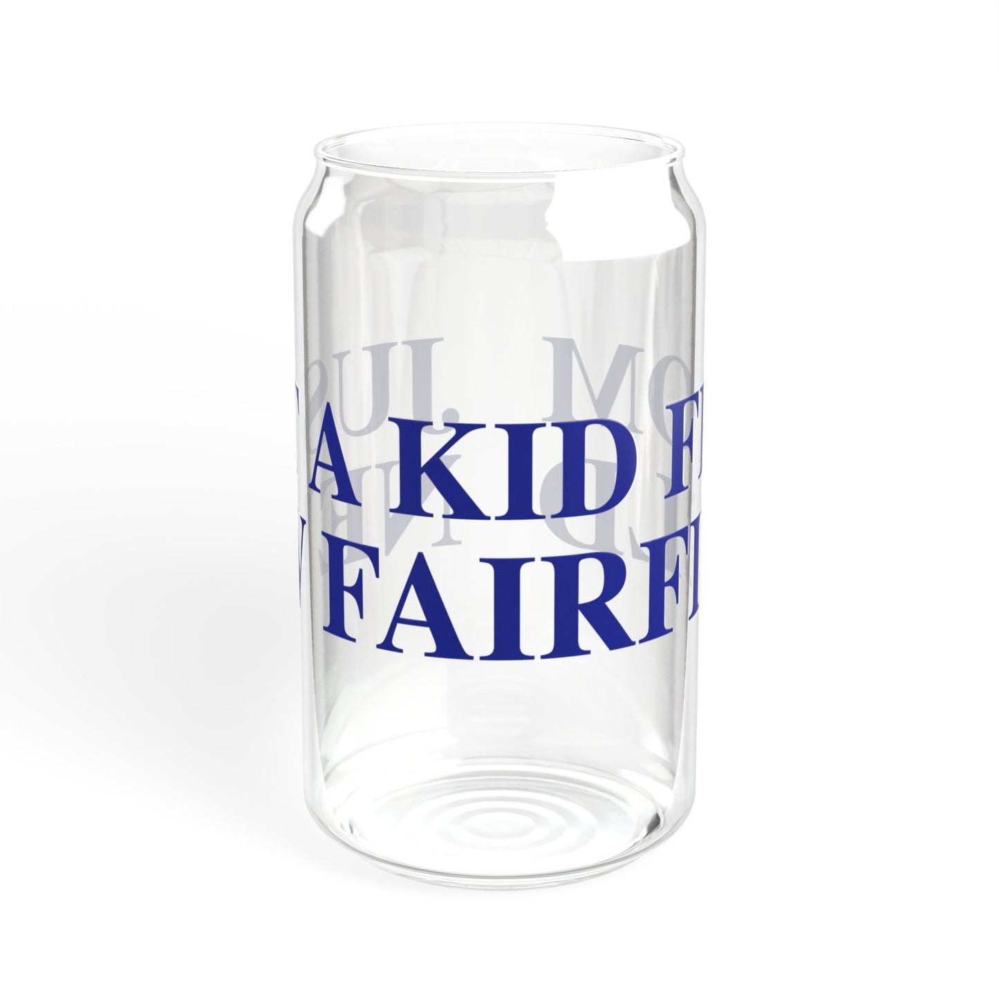 Just a kid from New Fairfield Sipper Glass, 16oz