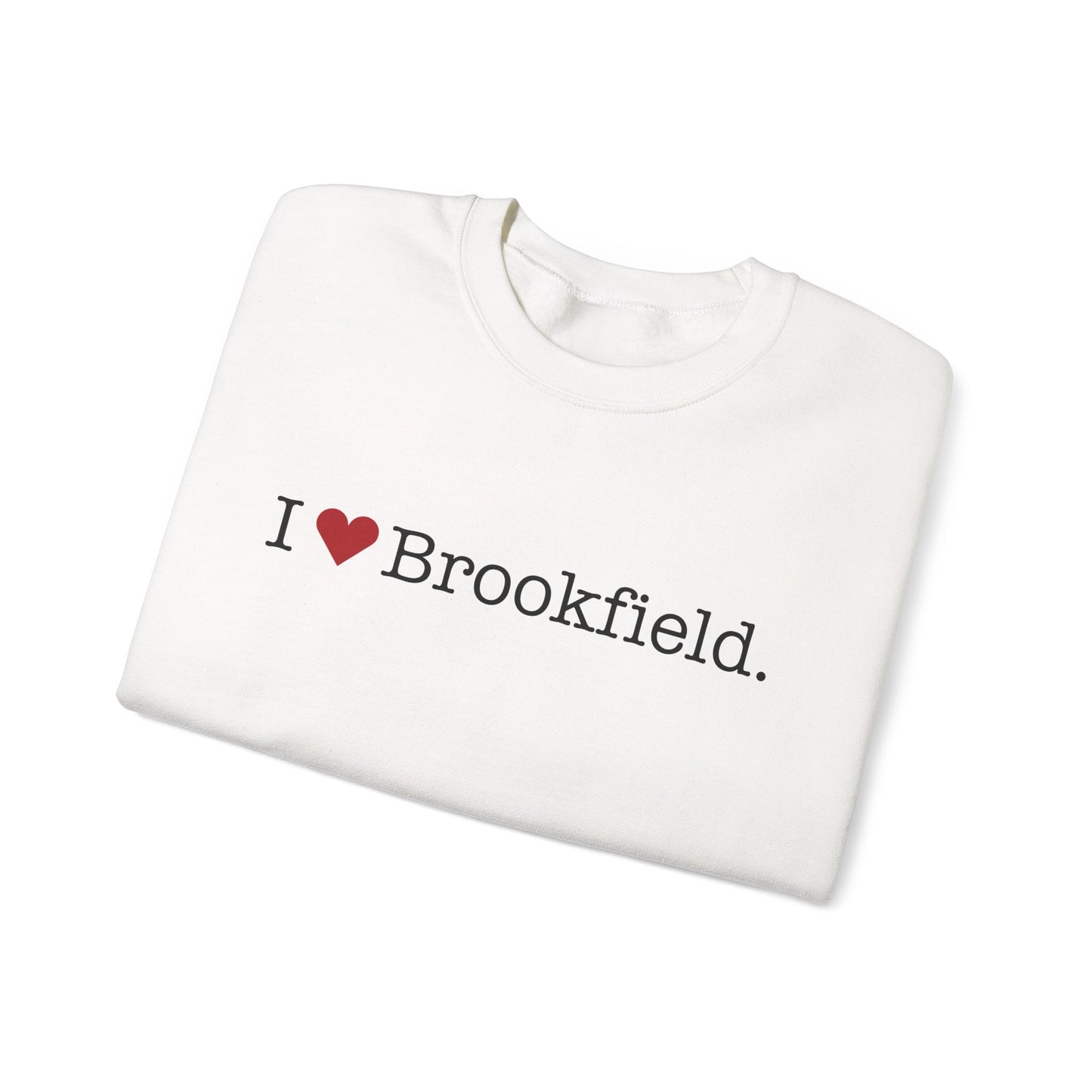 I Heart Brookfield. Unisex Heavy Blend™ Crewneck Sweatshirt