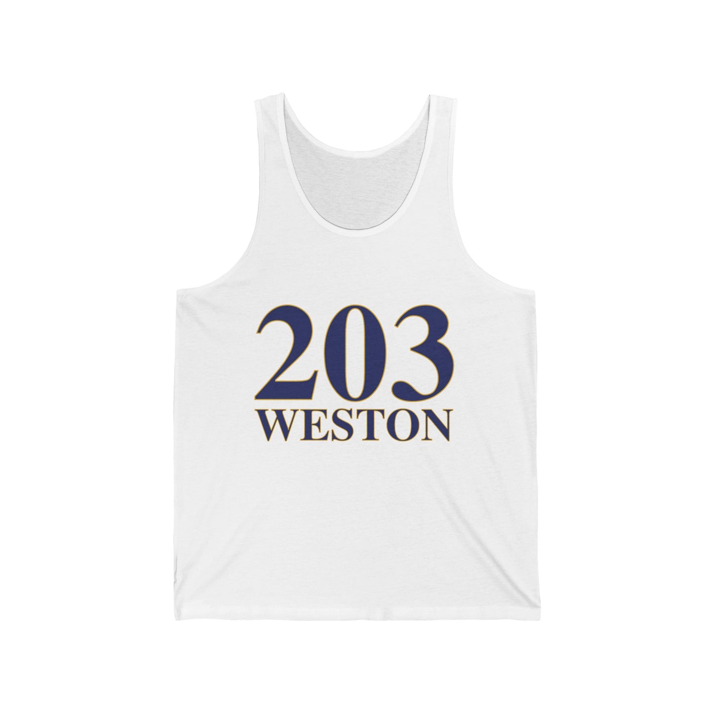 203 Weston Unisex Jersey Tank Top