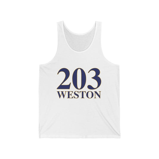 203 Weston Unisex Jersey Tank Top