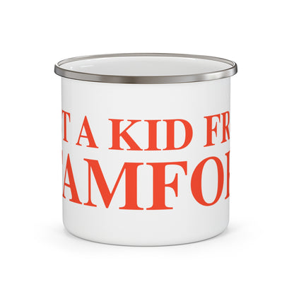 Just a kid from Stamford Enamel Camping Mug