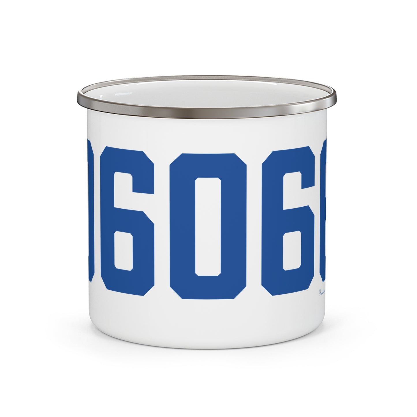 06066 Vernon Connecticut Zip Code Enamel Camping Mug