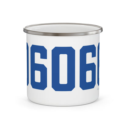 06066 Vernon Connecticut Zip Code Enamel Camping Mug