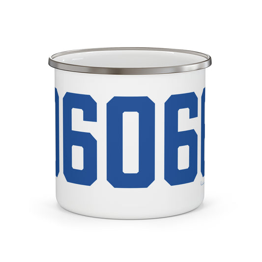 06066 Vernon Connecticut Zip Code Enamel Camping Mug
