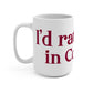 I’d rather be in Cos Cob Mug 15oz