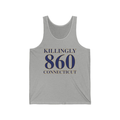 Killingly 860 Connecticut Unisex Jersey Tank Top