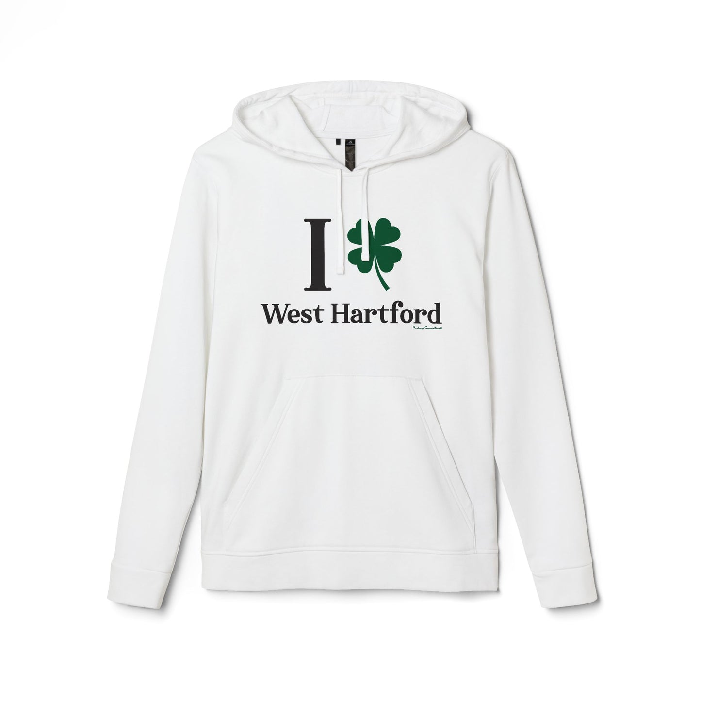 I Clover West Hartford adidas® Unisex Fleece Hoodie