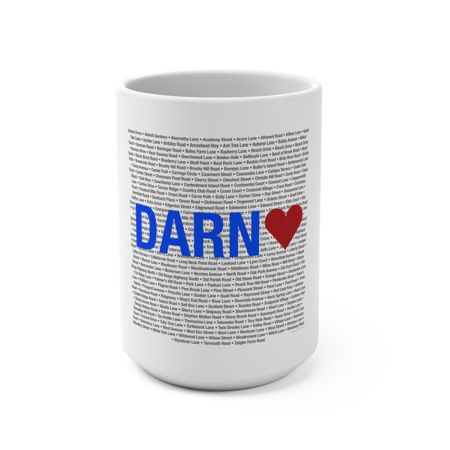 Darien Love Mug 15oz