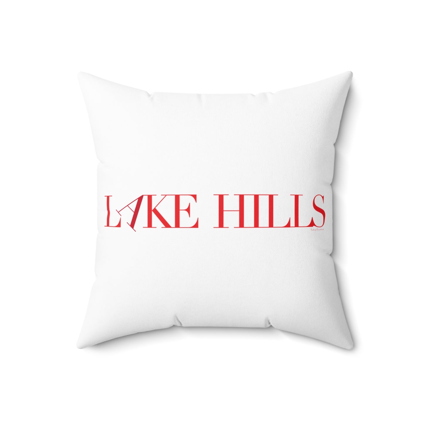 41 Tilt Lake Hills Spun Polyester Square Pillow