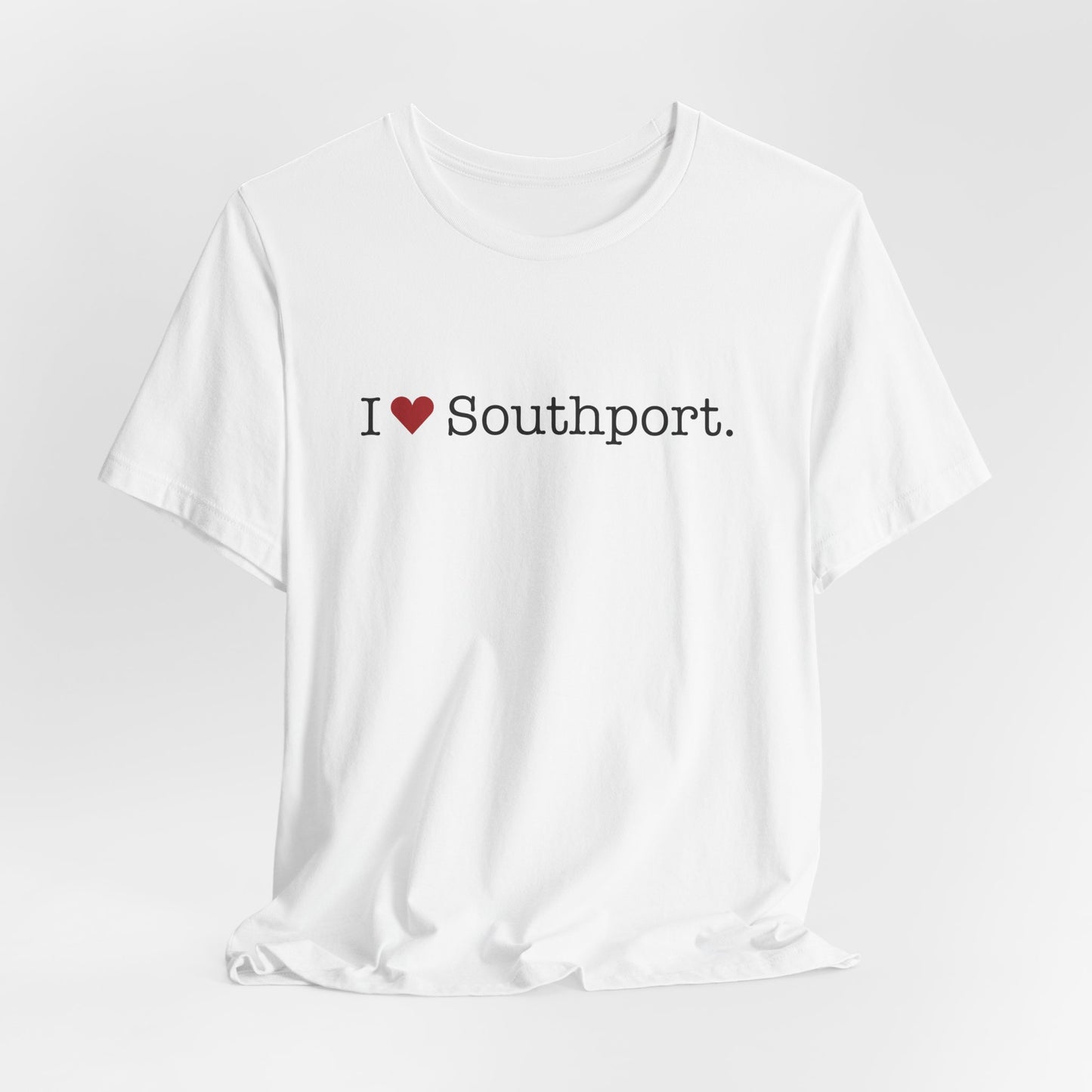 I Heart Southport. Unisex Jersey Short Sleeve T-Shirt