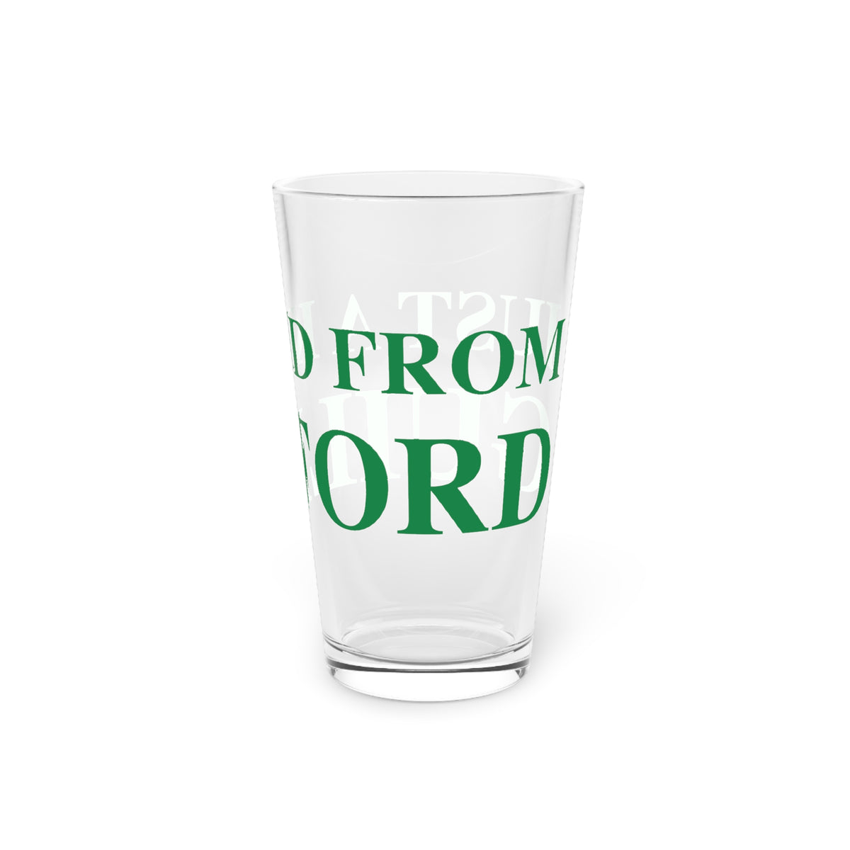 Just a kid from Guilford Pint Glass, 16oz