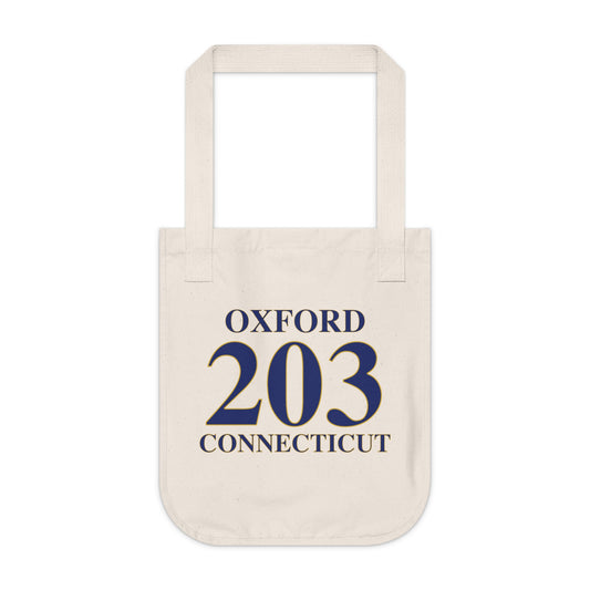 Oxford 203 Connecticut Organic Canvas Tote Bag