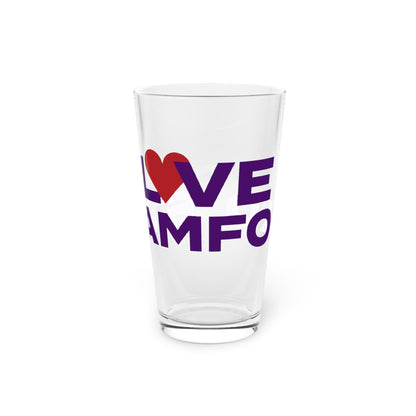 Love Stamford Pint Glass, 16oz