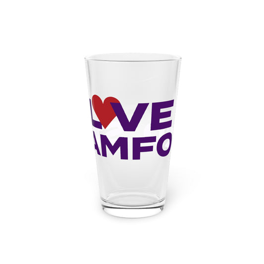 Love Stamford Pint Glass, 16oz