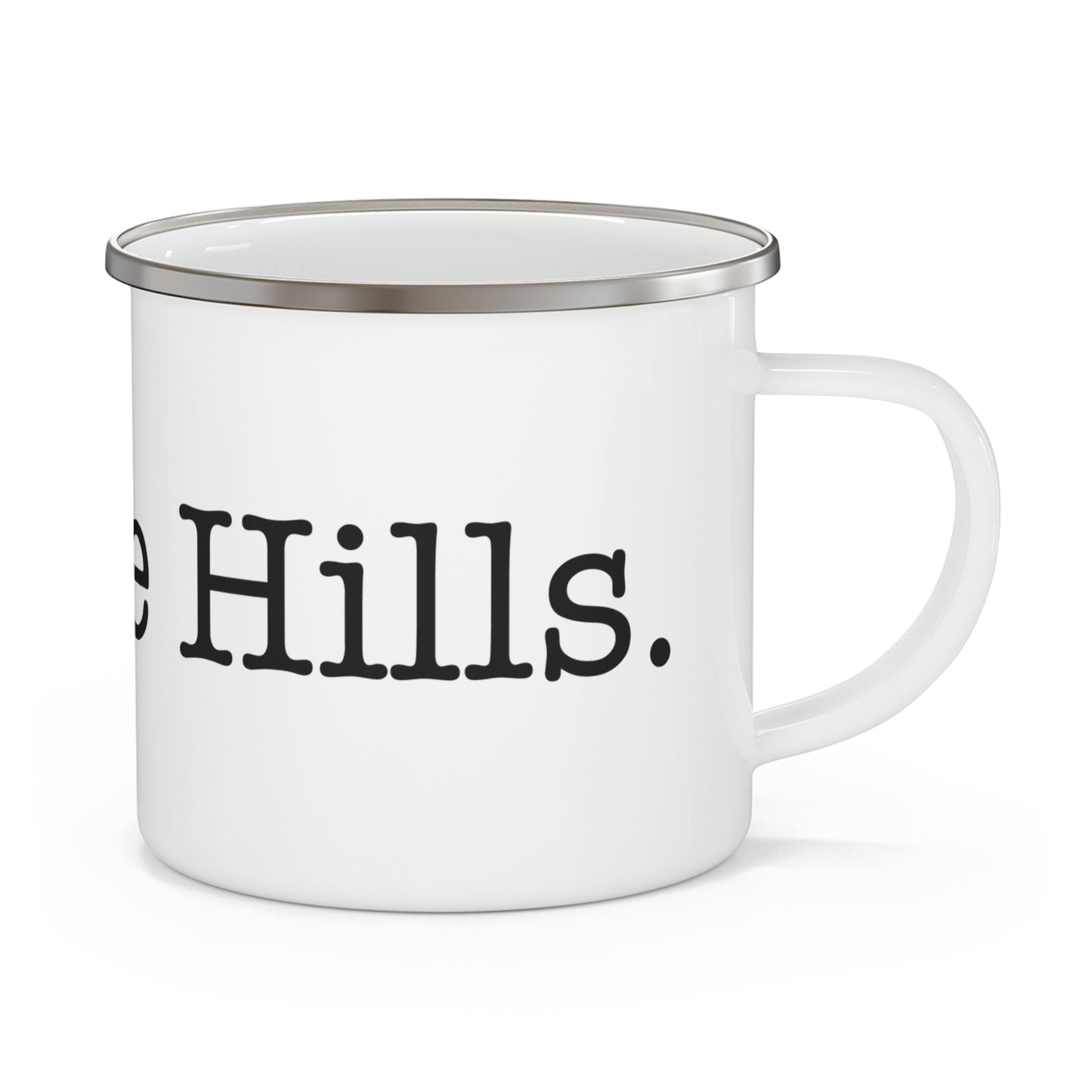 I Heart Lake Hills. Enamel Camping Mug