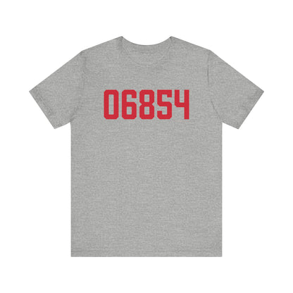 06854 Norwalk Connecticut Zip Code Unisex Jersey Short Sleeve T-Shirt