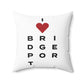 Bridgeport Vision Spun Polyester Square Pillow