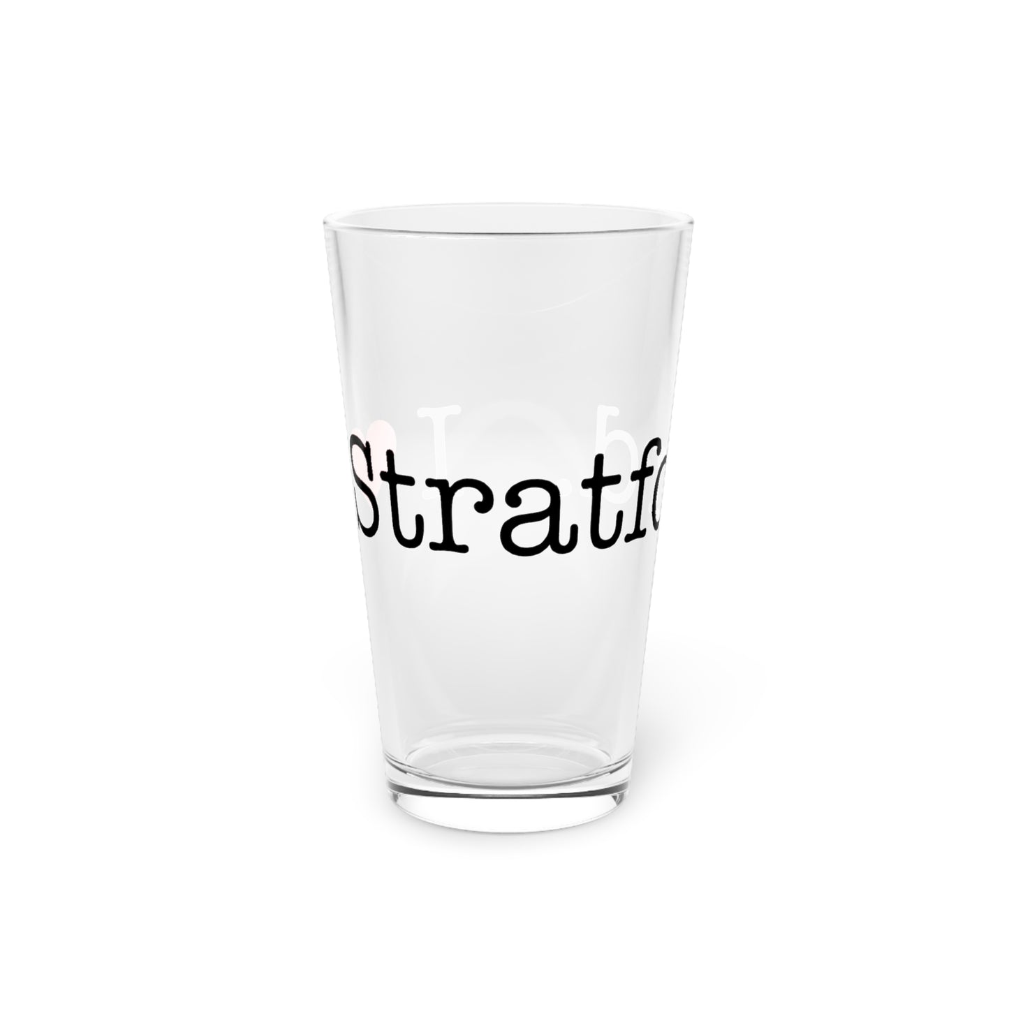 I Heart Stratford. Pint Glass, 16oz