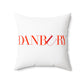 41 Tilt Danbury Spun Polyester Square Pillow