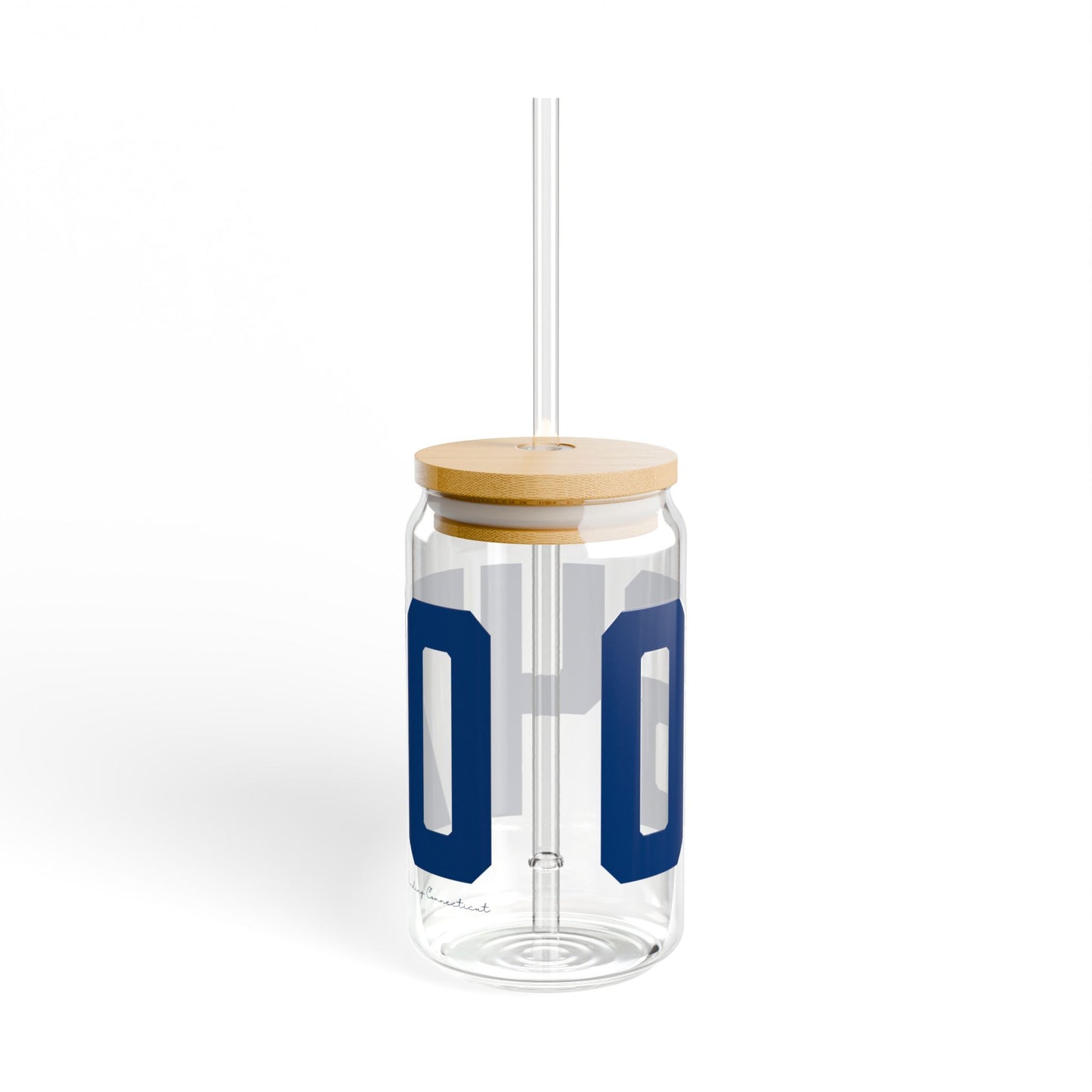 06470 Newtown Connecticut Zip Code Sipper Glass, 16oz