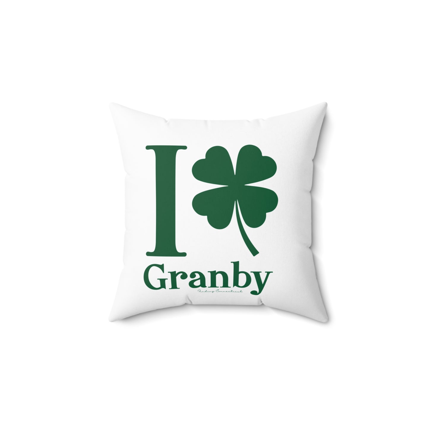 I Clover Granby Spun Polyester Square Pillow