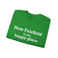 New Fairfield Is My Happy Place Unisex Heavy Blend™ Crewneck Sweatshirt