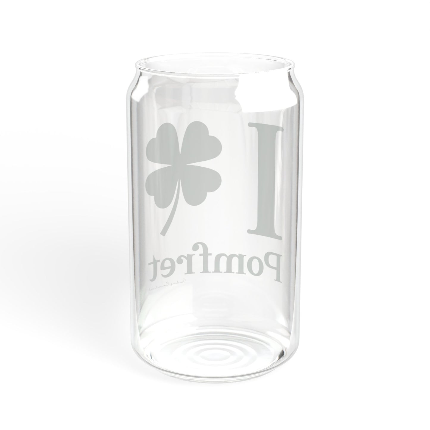 I Clover Pomfret Sipper Glass, 16oz