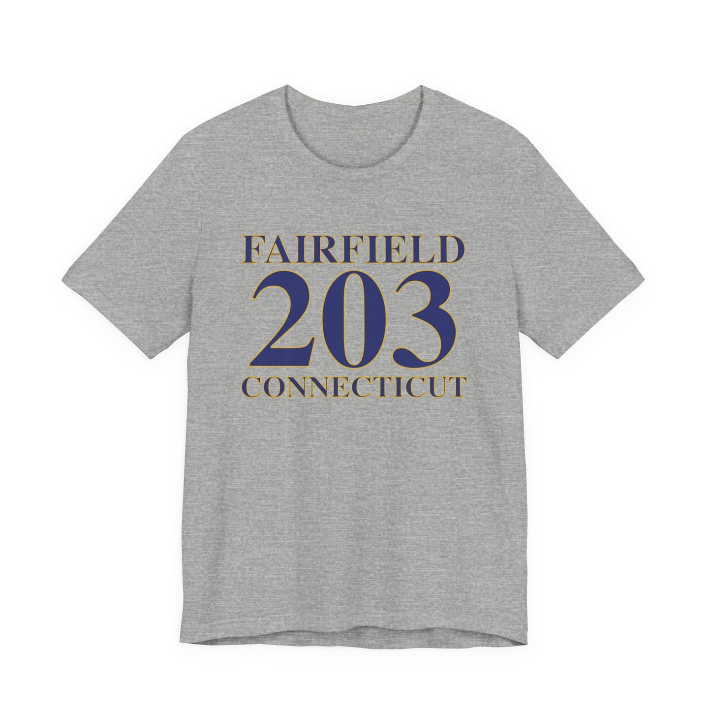 Fairfield 203 Connecticut Unisex Jersey Short Sleeve T-Shirt