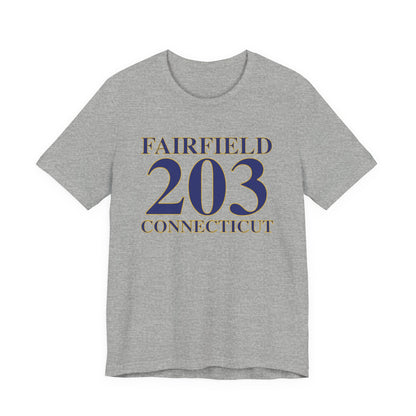 Fairfield 203 Connecticut Unisex Jersey Short Sleeve T-Shirt