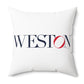 41 Tilt Weston Spun Polyester Square Pillow