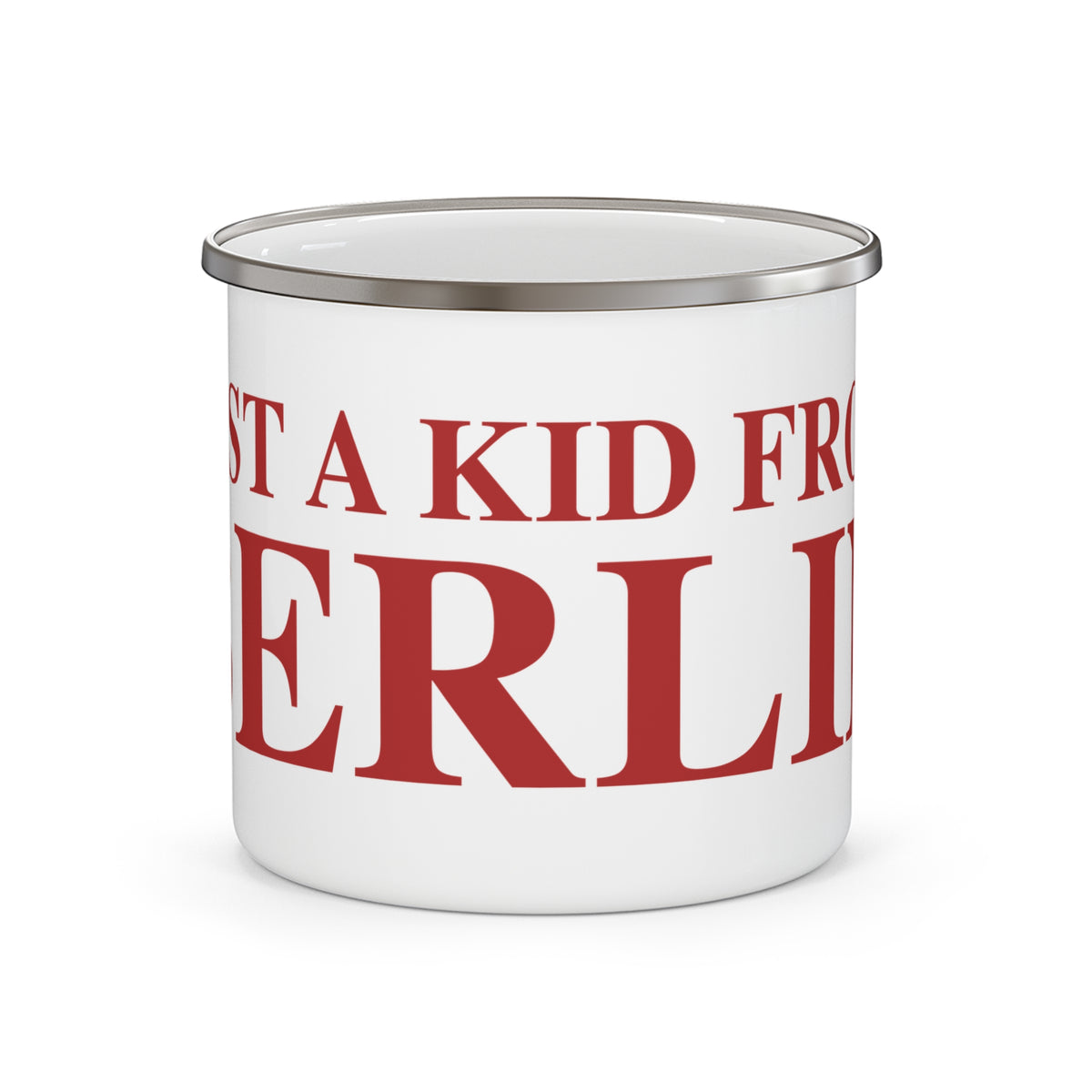 Just a kid from Berlin Camping Mug