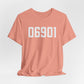 06901 Stamford Connecticut Zip Code Unisex Jersey Short Sleeve T-Shirt