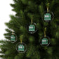 Vintage WCP Exit 59 Sign Glass Ornaments