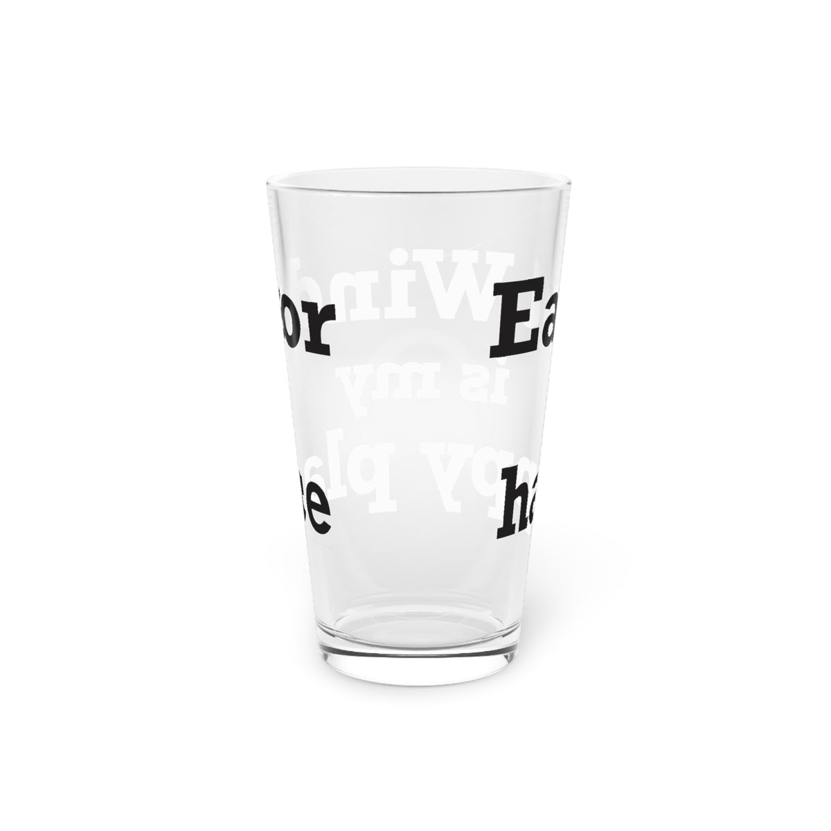 East Windsor is My Happy Place Pint Glass, 16oz