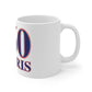 Morris Red, White & Blue Mug 11oz