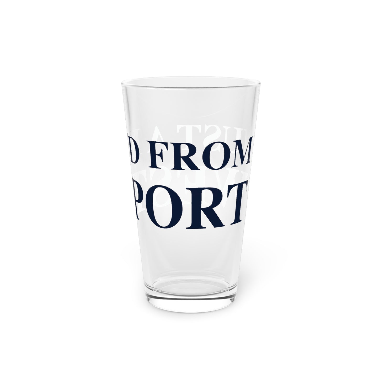 Just a kid from Westport Pint Glass, 16oz