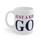Just a kid Listening  to Goose - Blue & Purple Mug 11oz