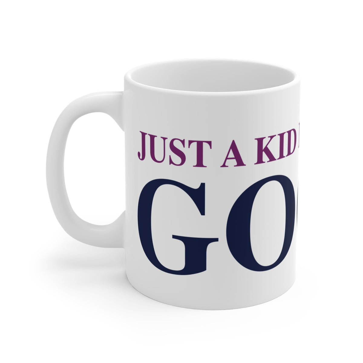 Just a kid Listening  to Goose - Blue & Purple Mug 11oz