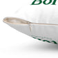 I Clover Bolton Spun Polyester Square Pillow