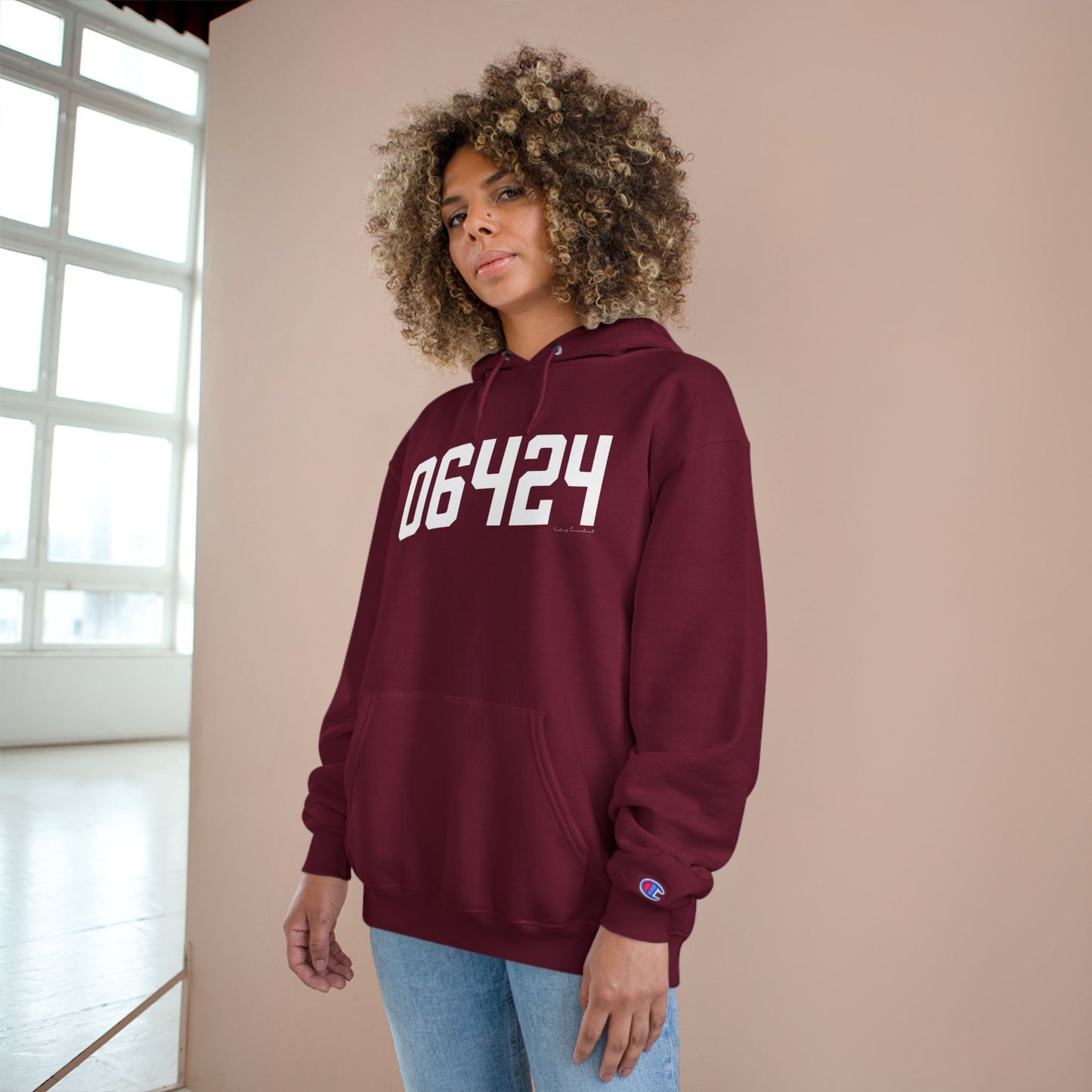 06464 East Hampton CT Zip Code Champion Hoodie