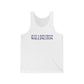 Just a kid from Willington Unisex Jersey Tank Top