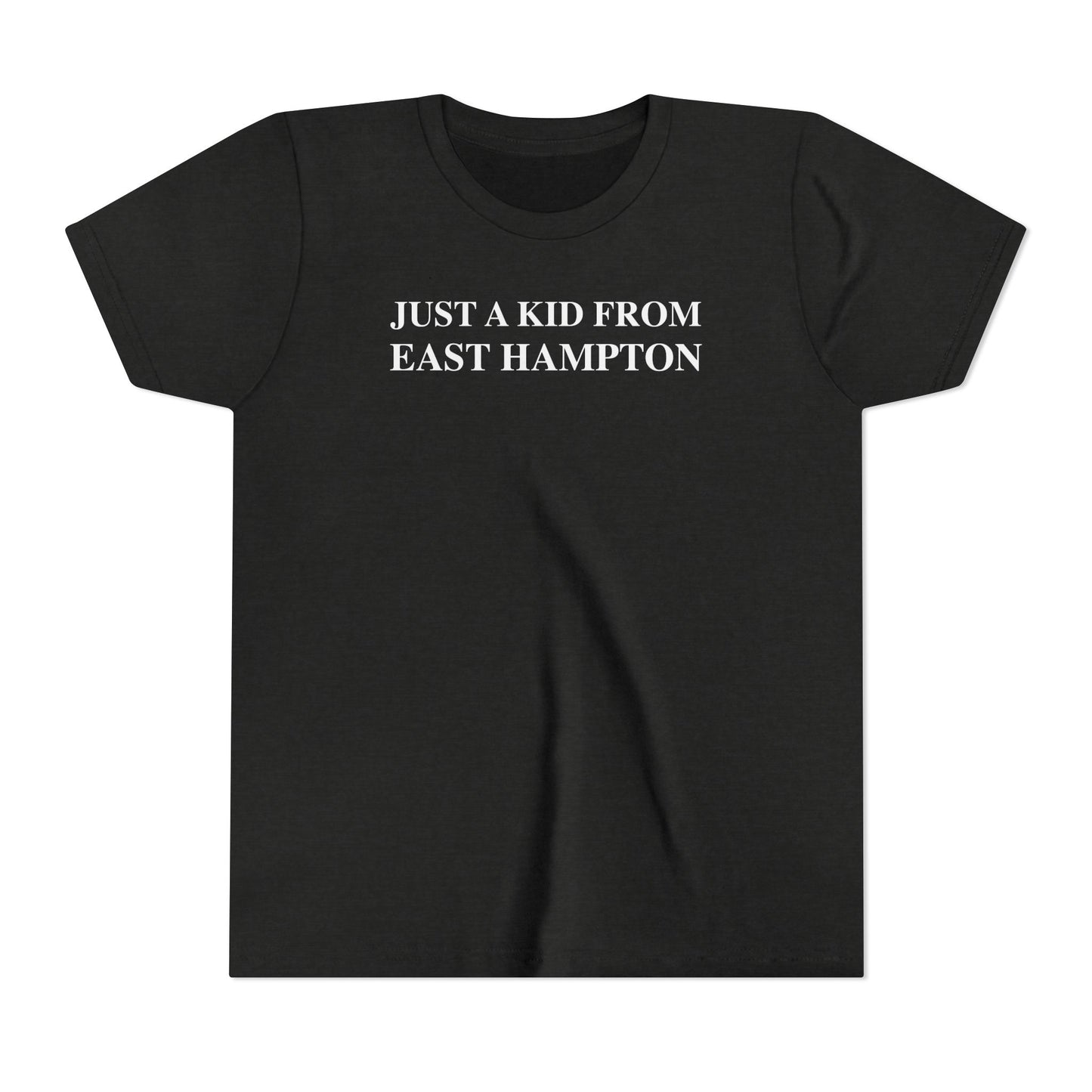Just a kid from East Hampton Youth Short Sleeve T-Shirt