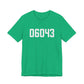 06043 Bolton CT Zip Code Unisex Jersey Short Sleeve T-Shirt
