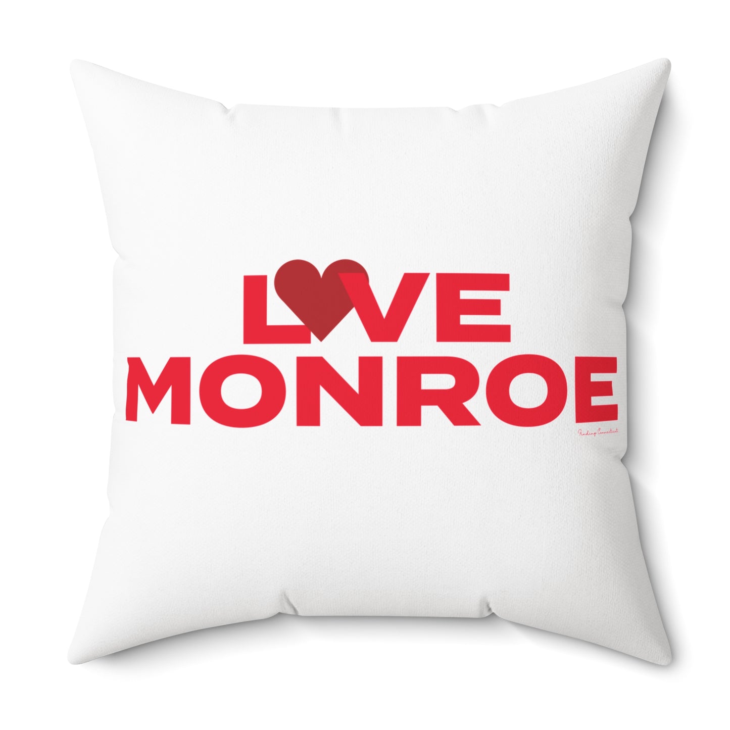 Love Monroe Spun Polyester Square Pillow