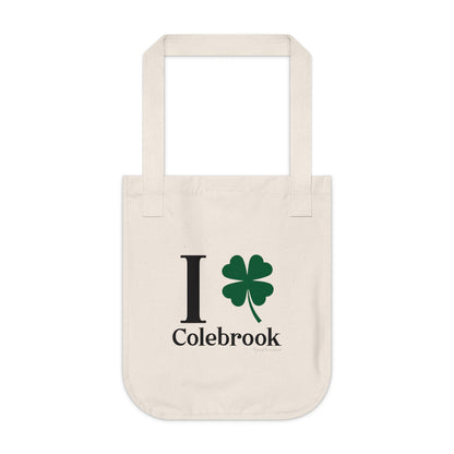 I Clover Colebrook Organic Canvas Tote Bag