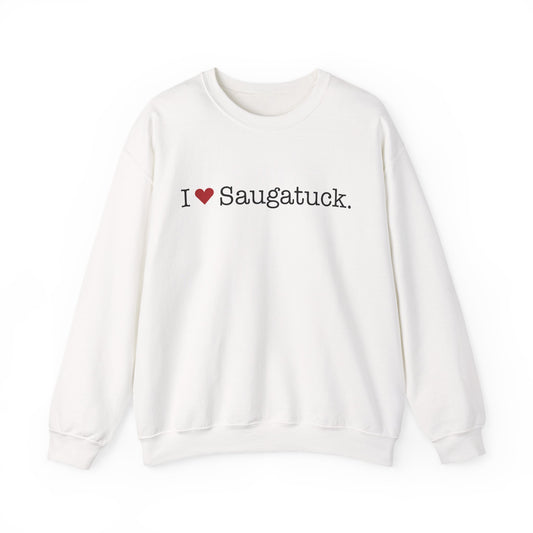 I Heart Saugatuck. Unisex Heavy Blend™ Crewneck Sweatshirt