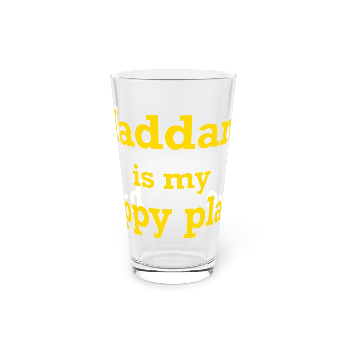 Haddam is My Happy Place Pint Glass, 16oz
