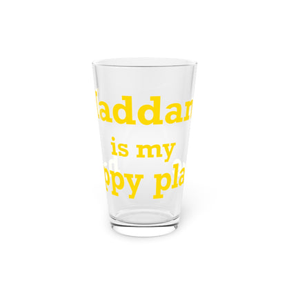 Haddam is My Happy Place Pint Glass, 16oz